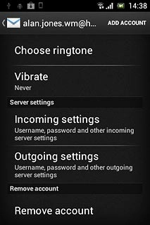 Press Remove account.
