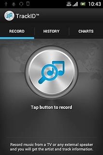 Hold your phone to the external source and press the record button to start recording.Wait a moment while your phone records the music.Your phone searches for music details on the internet and after a moment the result is displayed.