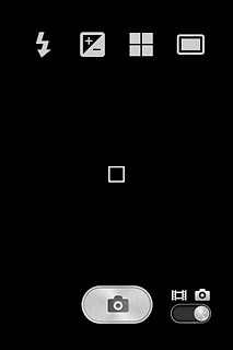 Press the scene mode icon.