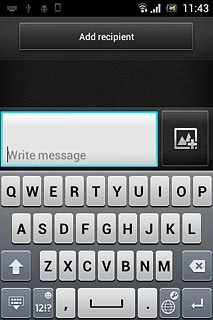 Press the letter keys to key in the required word.A number of words based on the letters you've keyed in are displayed.