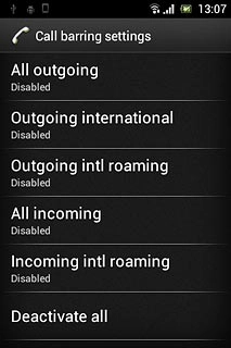 Outgoing international