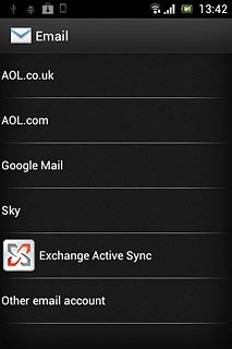 Press Other email account.