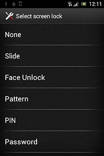 Press Face Unlock.