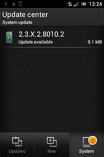 Press the System tab.