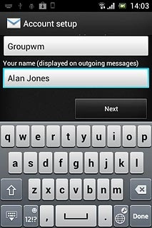 Press Next.Wait while your phone retrieves new email messages.