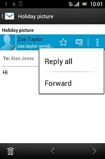 Press Forward.Key in the first letters of the required contact.Matching contacts are displayed.