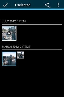 Press the share icon.