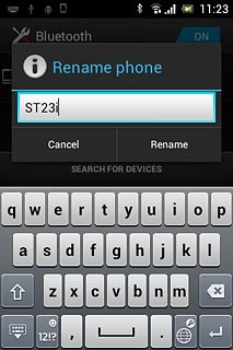Key in the required name and press Rename.