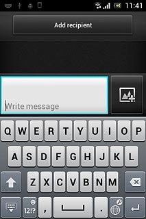 Press the language icon repeatedly to change writing language.