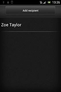 Press Add recipient.