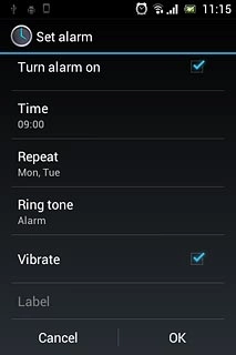 Press Label.Key in the required name.