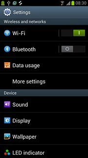 Press More settings.