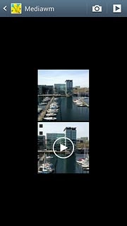 Press the required picture or the required video clip.