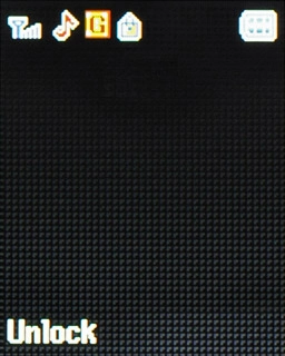The key lock icon shows that the key lock is turned on.Further information:Turn key lock on or off