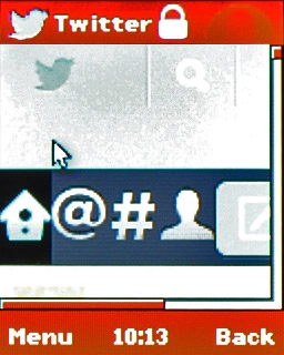 You can now use the application.Please note that Twitter isn't part of the original application package and therefore only a general description is given here.You have a number of options, such as:Write status updatesView status updates from people you followView messages sent directly to you