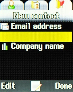 Highlight the field below Email address and key in the required email address.
