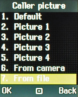 If you selected From file:Go to the required folder.