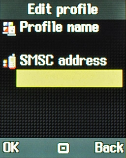 Highlight the field below SMSC address and key in +61415011501