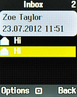 Highlight the required conversation and press the Navigation key.
