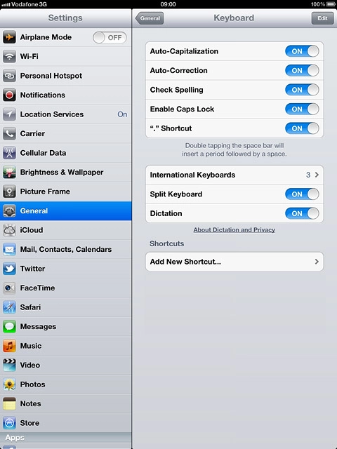 Press International Keyboards.