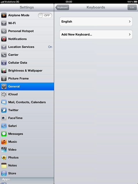 Press Add New Keyboard....