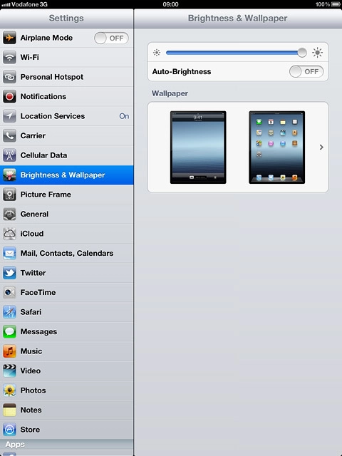 Press the lock display or the standby display.