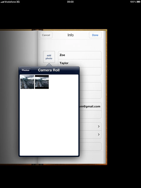 Go to the required folder.Press the required picture.