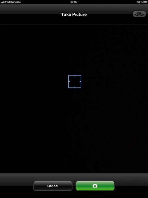 Press the camera icon to take the picture.