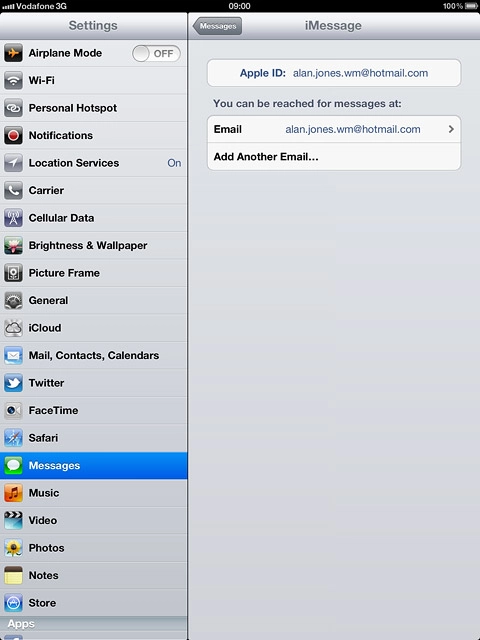 Press Add another Email....