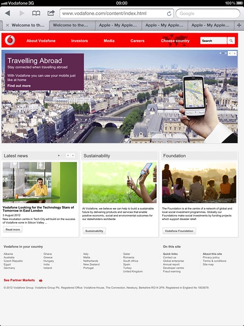 Press the bookmark icon.