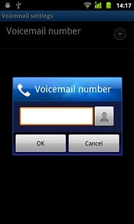 Key in +61414121121 and press OK.