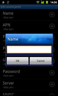 Key in Vodafone Mail and press OK.