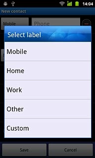 Press the required email type.