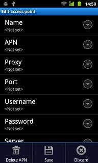 Press Delete APN.