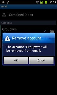 Press OK to confirm.