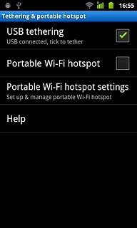 When the box next to the menu item is ticked (V), the function is turned on.