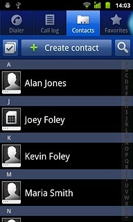 Press Create contact.