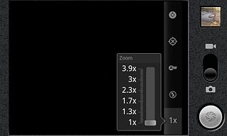 Press the indicator and drag it upwards or downwards.