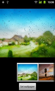 Press Set wallpaper.