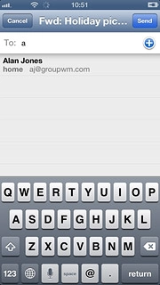 Press the required contact.