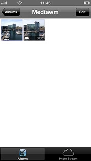 Go to the required folder.Press the required picture or the required video clip.