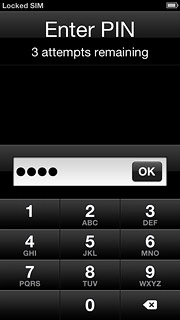Key in your PIN and press OK.