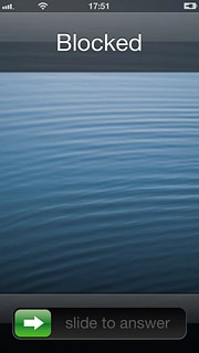 If the key lock is turned on:Drag the arrow right.