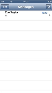 Press the new message icon.