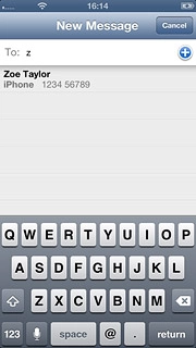 Key in the first letters of the required contact.Matching contacts are displayed.Press the required contact.
