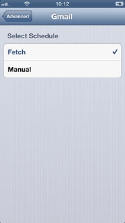 Press Fetch or Manual.