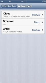 Press Fetch New Data.