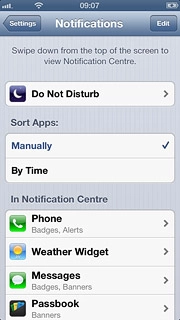 Press Settings to save the settings.