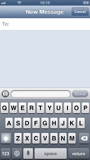 The following steps require that you're writing text and that the keypad is visible.