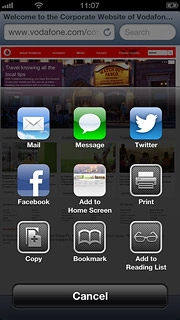 Press Bookmark.Edit the name of the bookmark, if required.